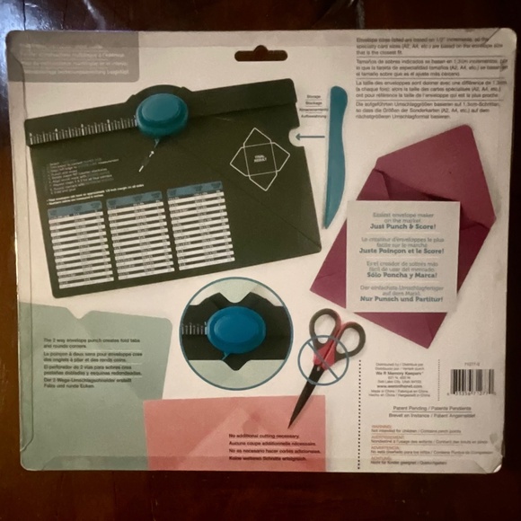 Craft Bundle, Heat Gun, Envelope Punch Board, Punch Page Set, Stamp A Ma Jig - Picture 3 of 9